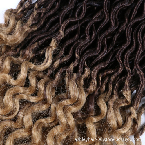 Julianna Loc Wavy Gypsy Goddess Locs Hair With Curly Ends Suppliers Burgundy Cheap #30 Crochet Braids Hair Wavy Gypsy Locs